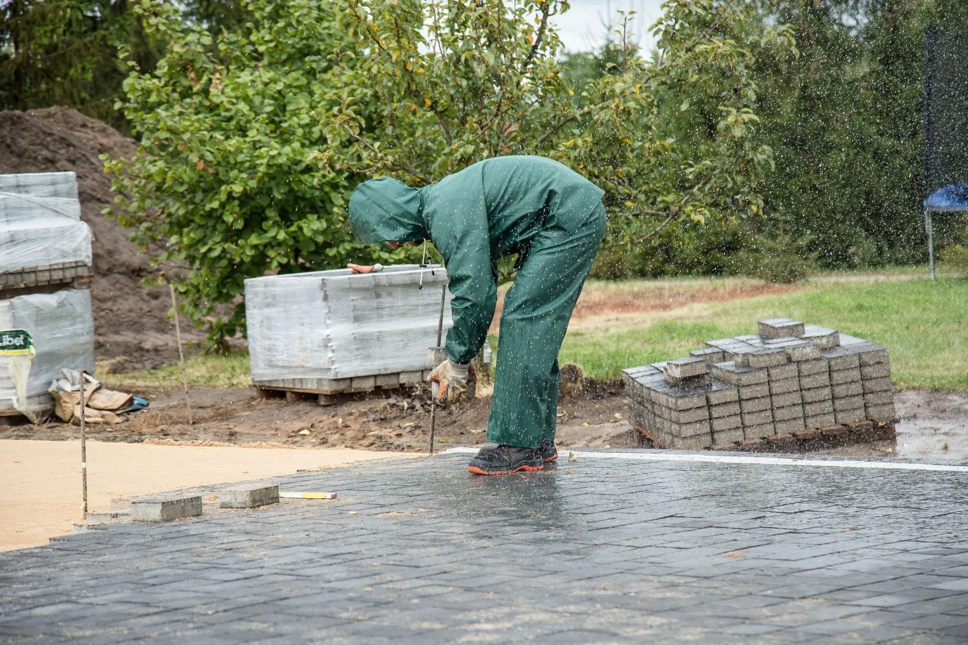 Repointing project in Wheaton, IL